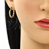 Argolla Pequeña 02.213.0411.20 Oro Laminado, Pulido, Tono Dorado