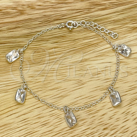 Pulsera Elegante 03.401.0001.07 Plata Rodinada, Pulido, Tono Plateado (Grosor 02 MM, 7 Pulgadas de Largo)