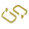 Argolla Pequeña 02.210.0757.20 Oro Laminado, Pulido, Tono Dorado
