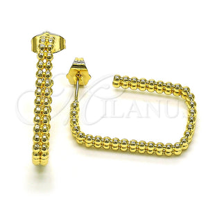 Argolla Pequeña 02.210.0757.20 Oro Laminado, Pulido, Tono Dorado