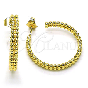 Argolla Mediana 02.210.0758.30 Oro Laminado, Pulido, Tono Dorado
