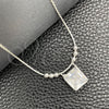 Gargantilla Elegante 04.401.0002.18 Plata Rodinada, Diseño de Snake y Bola, con Zirconia Cubica Blanca, Pulido, Tono Plateado (Grosor 02 MM, 18 Pulgadas de Largo)