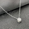 Gargantilla Elegante 04.401.0025.18 Plata Rodinada, Diseño de Rolo, con Zirconia Cubica Blanca, Pulido, Tono Plateado (Grosor 07 MM, 18 Pulgadas de Largo)