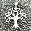 Dije Elegante 05.392.0059 Plata Rodinada, Diseño de Ãrbol, Pulido, Tono Plateado