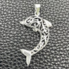 Dije Elegante 05.392.0061 Plata Rodinada, Diseño de Delfín, Pulido, Tono Plateado