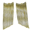Arete Largo 02.341.0134 Oro Laminado, Diamantado, Tono Dorado