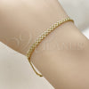 Pulsera Básica 04.213.0262.08 Oro Laminado, Diseño de Bismarco, Pulido, Tono Dorado (03 MM Thickness, 8 Inches Length)