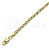 Pulsera Básica 04.213.0262.08 Oro Laminado, Diseño de Bismarco, Pulido, Tono Dorado (03 MM Thickness, 8 Inches Length)