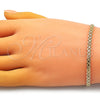 Pulsera Básica 04.213.0263.07 Oro Laminado, Diseño de Bismarco, Pulido, Tono Dorado (Grosor 04 MM, 8 Pulgadas de Largo)