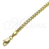 Pulsera Básica 04.213.0263.07 Oro Laminado, Diseño de Bismarco, Pulido, Tono Dorado (Grosor 04 MM, 8 Pulgadas de Largo)