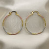 Argolla Mediana 02.168.0039.1.40 Oro Laminado, Diamantado, Tres Tonos