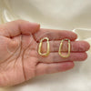 Argolla Pequeña 02.170.0410.15 Oro Laminado, Diamantado, Tono Dorado