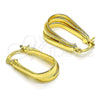 Argolla Pequeña 02.170.0410.15 Oro Laminado, Diamantado, Tono Dorado