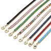 Pulsera Tennis 03.130.0008.7.07 Oro Laminado, Diseño de Baguette, con Verde Zirconia Cubica, Pulido, Tono Dorado (05 MM Thickness, 7 Inches Length)