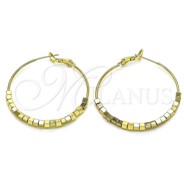 Argolla Mediana 02.213.0448.40 Oro Laminado, Pulido, Tono Dorado