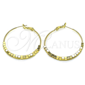 Argolla Mediana 02.213.0448.40 Oro Laminado, Pulido, Tono Dorado