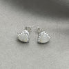 Arete Dormilona 02.399.0052 Plata Rodinada, con Perla Marfil, Pulido, Tono Plateado