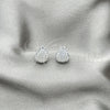 Arete Dormilona 02.399.0056 Plata Rodinada, con Perla Marfil, Pulido, Tono Plateado