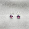 Arete Dormilona 02.397.0040.02 Plata Rodinada, con Zirconia Cubica Dark Ametista, Pulido, Tono Plateado