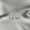 Arete Dormilona 02.397.0041.02 Plata Rodinada, con Zirconia Cubica Chrysolite Opal, Pulido, Tono Plateado