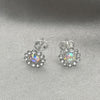 Arete Dormilona 02.397.0041.02 Plata Rodinada, con Zirconia Cubica Chrysolite Opal, Pulido, Tono Plateado