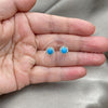 Arete Dormilona 02.397.0042.01 Plata Rodinada, con Perla Turquoise, Pulido, Tono Plateado
