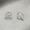 Arete Dormilona 02.392.0025 Plata Rodinada, Diseño de Libélula, Pulido, Tono Plateado