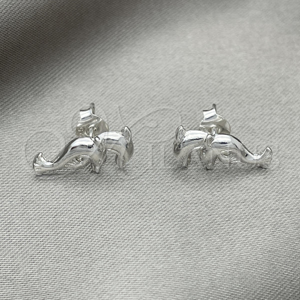 Arete Dormilona 02.392.0029 Plata Rodinada, Diseño de Ãrbol, Pulido, Tono Plateado
