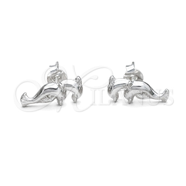 Arete Dormilona 02.392.0029 Plata Rodinada, Diseño de Ãrbol, Pulido, Tono Plateado