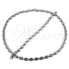Collar y Pulsera 06.278.0006 Acero Inoxidable, Diseño de Puff Mariner, Pulido, Crudo