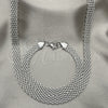 Collar y Pulsera 06.278.0011 Acero Inoxidable, Diseño de Bismarco, Pulido, Crudo