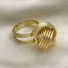 Anillo Elegante 01.383.0005 Oro Laminado, Diseño de Nudo, Pulido, Tono Dorado (One size fits all)