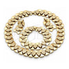 Collar, Pulsera y Dije 06.372.0061 Oro Laminado, Mate, Tono Dorado