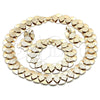 Collar, Pulsera y Dije 06.372.0061 Oro Laminado, Mate, Tono Dorado
