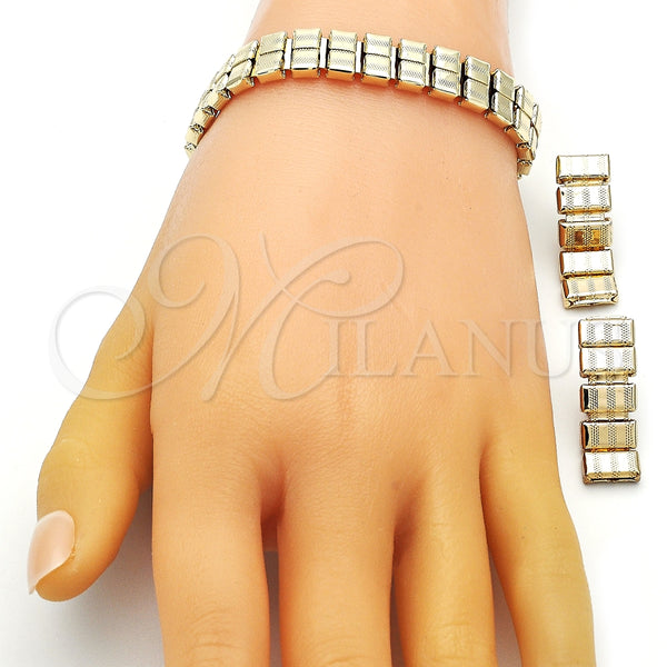 Collar, Pulsera y Dije 06.372.0062 Oro Laminado, Pulido, Tono Dorado