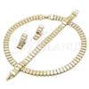 Collar, Pulsera y Dije 06.372.0062 Oro Laminado, Pulido, Tono Dorado