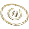 Collar, Pulsera y Dije 06.372.0062 Oro Laminado, Pulido, Tono Dorado