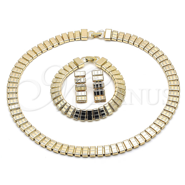 Collar, Pulsera y Dije 06.372.0062 Oro Laminado, Pulido, Tono Dorado
