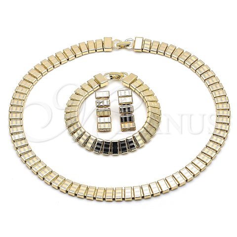 Collar, Pulsera y Dije 06.372.0062 Oro Laminado, Pulido, Tono Dorado