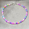 Pulsera Elegante 03.401.0021.07 Plata Rodinada, Diseño de Bola, con Cristal Multicolor, Pulido, Tono Plateado (7 Pulgadas de Largo)