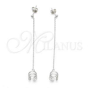 Earcuff 02.407.0019 Plata Rodinada, Pulido, Tono Plateado
