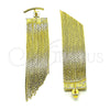 Arete Largo 02.341.0143 Oro Laminado, Diamantado, Tono Dorado