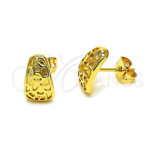 Arete Dormilona 02.342.0262 Oro Laminado, Pulido, Tono Dorado
