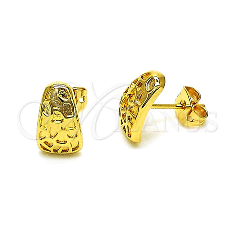 Arete Dormilona 02.342.0262 Oro Laminado, Pulido, Tono Dorado