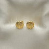 Arete Dormilona 02.342.0263 Oro Laminado, Pulido, Tono Dorado
