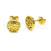 Arete Dormilona 02.342.0263 Oro Laminado, Pulido, Tono Dorado