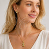 Juego de Arete y Dije de Adulto 10.342.0111 Oro Laminado, Diseño de Osito, con Blanca and Negro Micro Pave, Pulido, Tono Dorado
