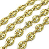 Gargantilla Elegante 04.372.0002.24 Oro Laminado, Diseño de Puff Mariner, Pulido, Tono Dorado (Thickness, 24 Inches Length)