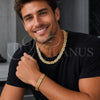Collar y Pulsera 06.363.0035.2.22 Acero Inoxidable, Pulido, Tono Dorado