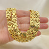 Collar y Pulsera 06.363.0035.2.22 Acero Inoxidable, Pulido, Tono Dorado